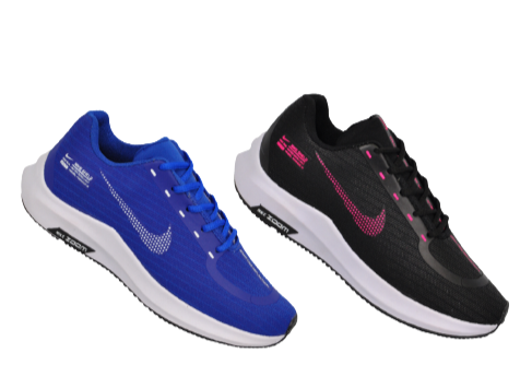 COMBO 2 PARES NIKE AIR ZOOM SHIELD AZUL/ROSA