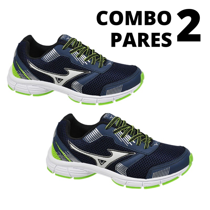 Kit 2 tênis esportivos jet 2