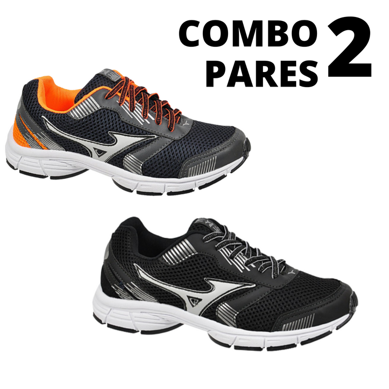 Kit 2 tênis esportivos jet 2