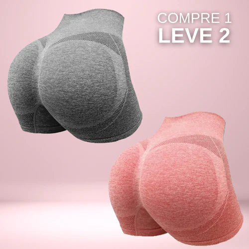 Compre 01 Leve 02 - Short Efeito Empina Bumbum + BRINDE GRÁTIS