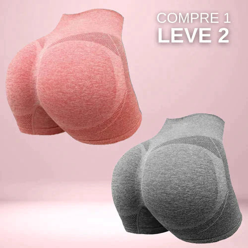 Compre 01 Leve 02 - Short Efeito Empina Bumbum + BRINDE GRÁTIS