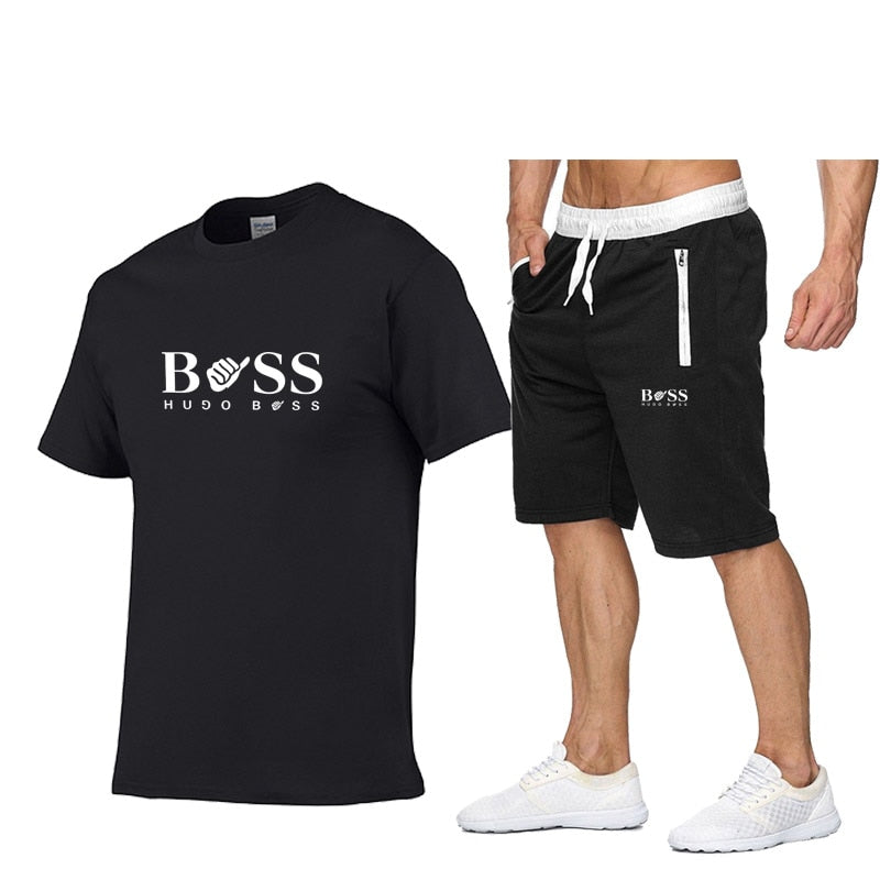 Conjunto Boss Blusa e Bermuda