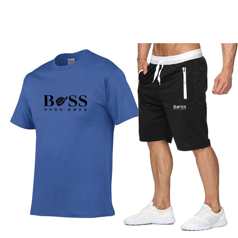 Conjunto Boss Blusa e Bermuda