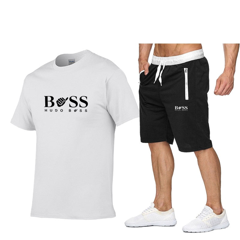 Conjunto Boss Blusa e Bermuda