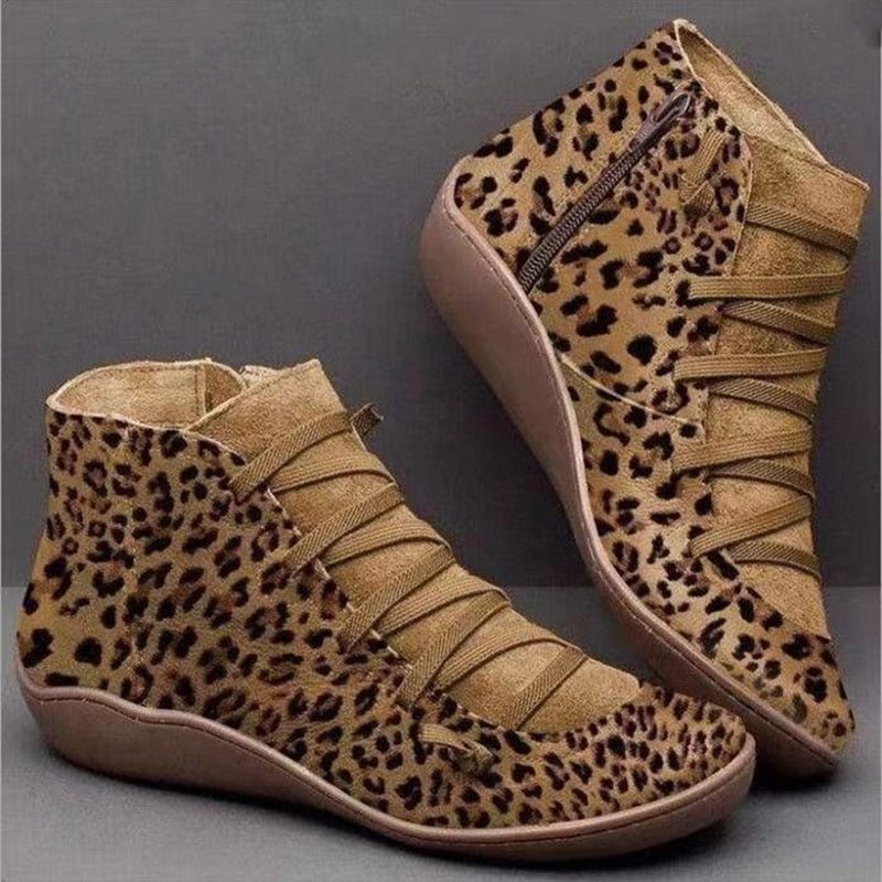 Bota Feminina Animal Print