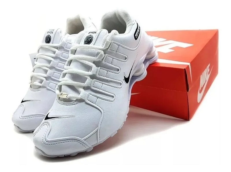 TÊNIS NIKE SHOX NZ MARINHO LARANJA