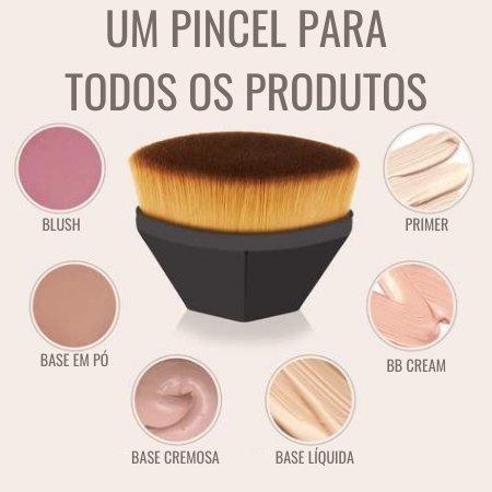 Kit Pincel Super Cover - 4 Peças - Ultimo Dia de Oferta