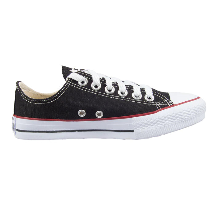 Kit 2 Pares All Star Cano Baixo (PRETO + VERMELHO)