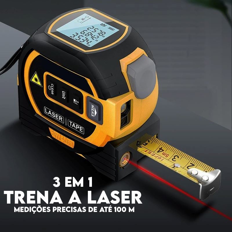 Trena Laser Multifuncional 3 em 1 | 40 metros