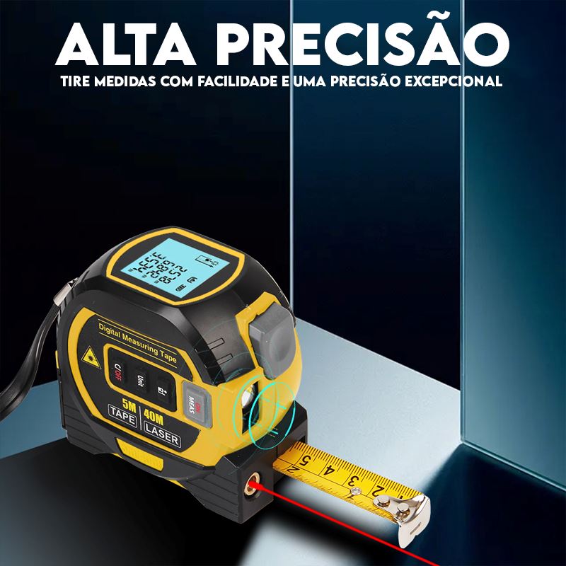 Trena Laser Multifuncional 3 em 1 | 40 metros