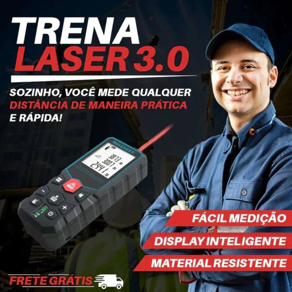 Trena Métrica a Laser Display Profissional